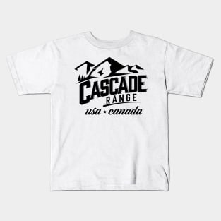 Cascade Range USA Canada Kids T-Shirt